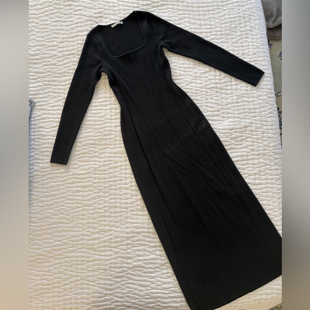 Abercrombie & Fitch Black Long Sleeve Dress